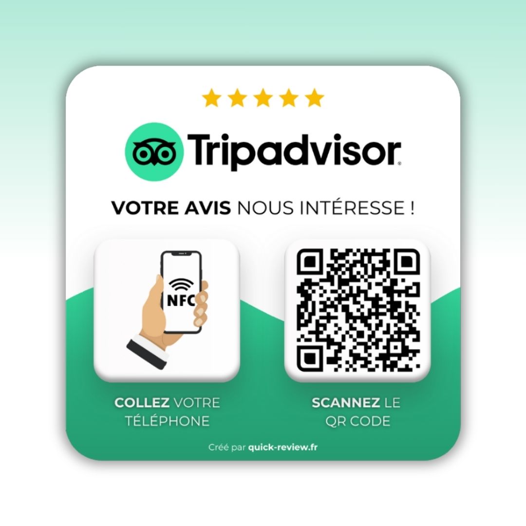 Plaque Avis Tripadvisor
