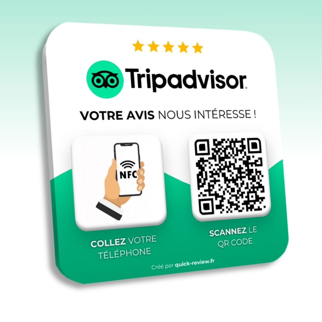 Plaque Avis Tripadvisor