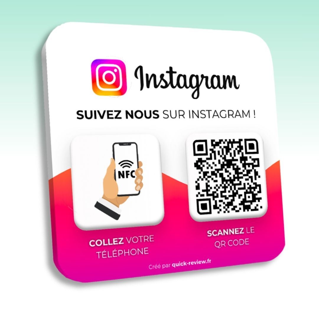 Plaque Instagram
